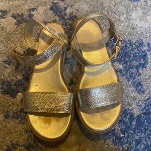 Metallic Gold Michael Kors sandals